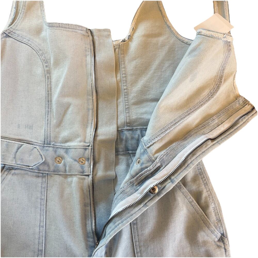 NWT Good American Sleeveless Fit For Success Jumpsuit Denim Size 3 (M) *FLAW - Picture 10 of 16